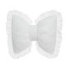 Bow-shaped Pillow Ruffle Lace Decor Fluffy PP Cotton Filling Holiday Adds Elegance And