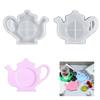 Practical DIY Teapot Plate Silicone Mold Innovative Silicone Coaster Mold For Unique Teapot Plate and Cup Mat Decoration