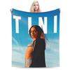 TINI STOESSEL Futttura Tour Fleece Blankets Singer Awesome Throw Blankets for Bed Sofa Couch 200x150cm Bedspreads
