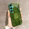 Flowers and plants Glass PhoneCase for Samsung Galaxy S26 S25 S24 S23 S22 FE Ultra Plus Built-in glass green Exquisite Nature