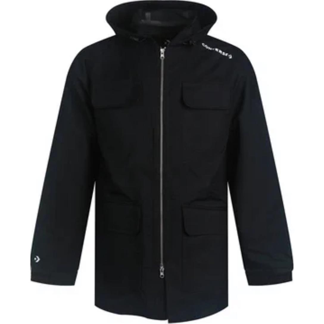 Converse Jackets Men s Black Hooded Moderate Other 10019453-A01 L175