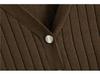 Europäisches Strick-Cardigan- und Rock-Set für Damen - Glockenärmel, Frühling-Herbst, Koreanischer Stil