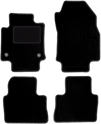 Black Velour Floor Mats For: Toyota RAV4 V SUV (2019-)