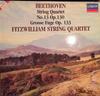 LP Record LUDWIG VAN BEETHOVEN  FITZWILLIAM   String Quartet No.13 Op.130  Gross 4119431 London Records 1985 UK Classical Used