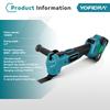 Yofidra Brushless Quickrelease Oscillating Tool 20000OPM Electric Saw Trimmer Woodworking Power Tool For Makita 18V Battery Pin