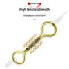 Durable Silicone Quick-Change Fishing Leader Clips with Strong Pull Force