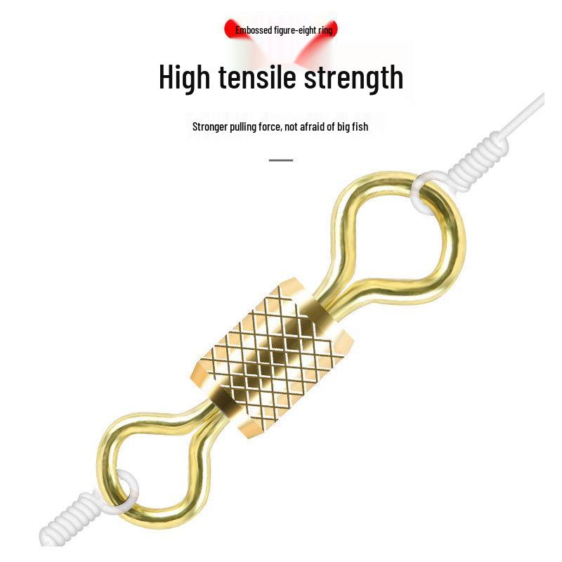 Durable Silicone Quick-Change Fishing Leader Clips with Strong Pull Force