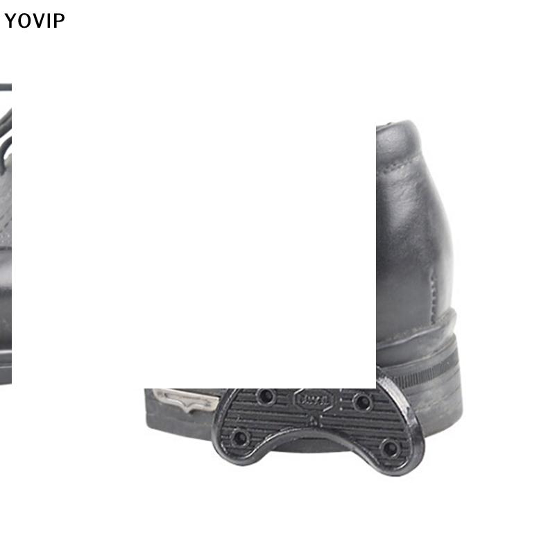 1 Paio Nero Antiscivolo Gomma Scarpe Tacchi Protezione Adesivi Antiscivolo Riparazione Scarpe
