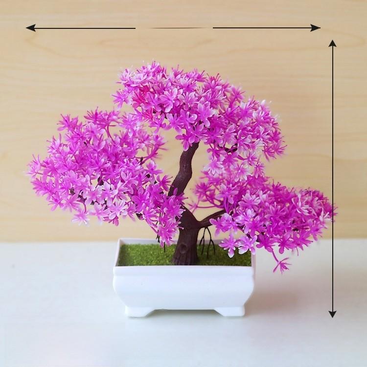 The Pine Artificial Greeting Guests Potted Plant Indoor Use For Desktop Decor