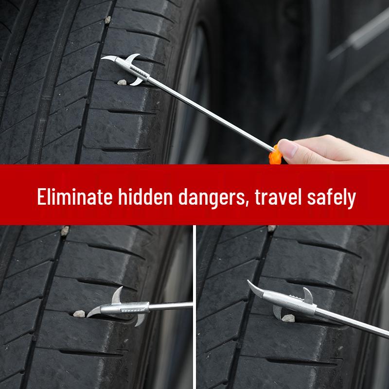 Multi-functional Tire Stone Cleaning Hook and Pick Tool
