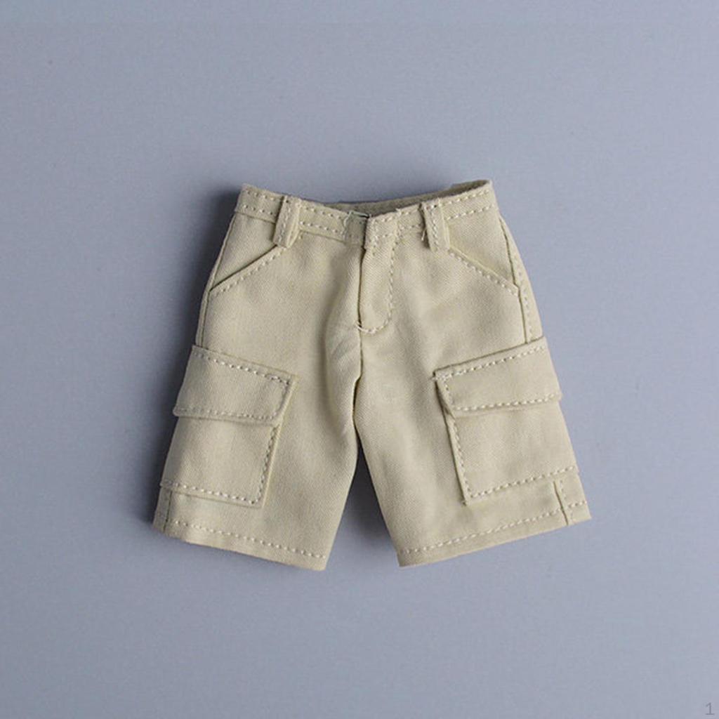 Action Figure Short Pants Dress Wearable Doll Costume Muscular Male for 1:9 1:12 Scale