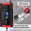 12V-24V 8A Full Automatic Battery-chargers Digital LCD Display Motorcycle Car Fast Power Charging Power Puls Repair Chargers