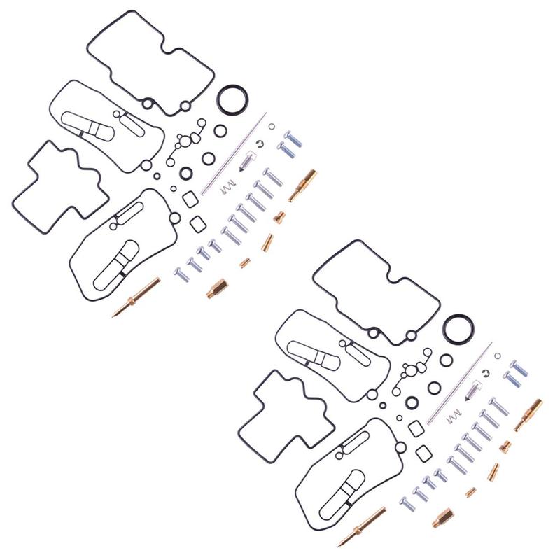 New 2 Sets Motorcycle Carburetor Carb Repair Rebuild Kit Fit for Yamaha YZ250F YZ250 F 2001 2002 2003 2004 2005 2006 2007-2013