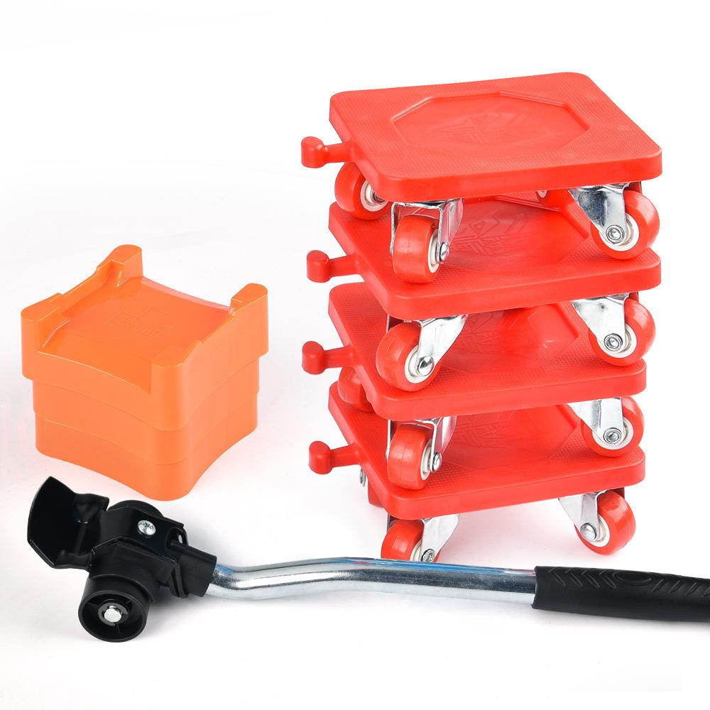 8-Piece Moving Assistant: Heavy-Duty Furniture & Bed Mover Tool Set for Easy Transport