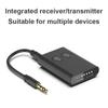 2 In 1 aptX Bluetooth Audio Receiver Transmitter aptX-Adaptive AD/HD/LL AAC 3.5MM AUX HiFi Music Multipoint Wireless Adapter