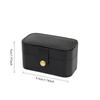 Mini Portable Jewelry Storage Organizer Travel PU Leather Storage Boxes Earring Necklace Display Ring Jewel Holder Boxes