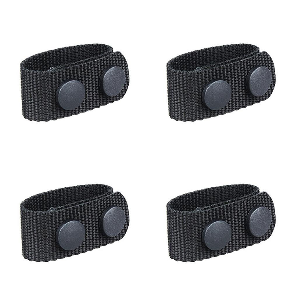 4Pcs Multi-purpose Tactical Belt Double Nylon Buckle Portable Belts Accessory Equipment Outdoor Sports Accessory Fixed Buckle