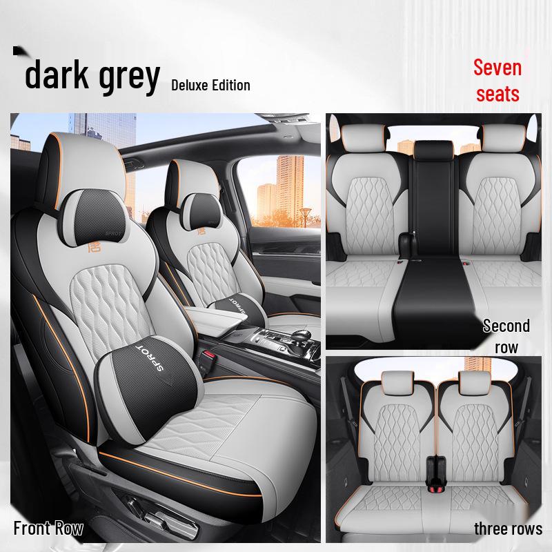 2024 BYD Tang DMI Champion Edition Car Seat Cover for EV Seven-Seater - Full Wrap, All Seasons.
