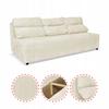 Kanapa sofa KIMO funkcja spania pojemnik Family Meble Ramona beż welur