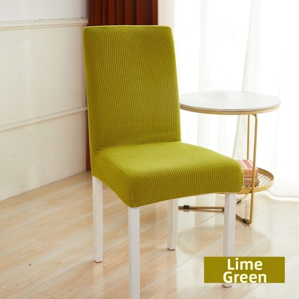 Universal Dining Table Chair Cover High Elastic Chair Dustproof Cover  for Dining Room Home Decor