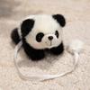 Magnetic Shoulder Plush Toy Panda Raccoon Stuffed Animal Zoo Souvenir Kids Gift Standable Shoulder Magnet Doll