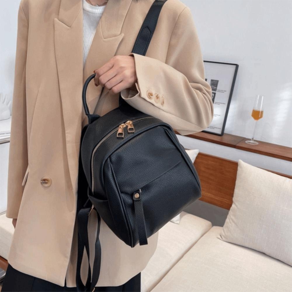 Soft Women Backpack Multifunction Casual Handbag Lightweight Travel Bags  Students