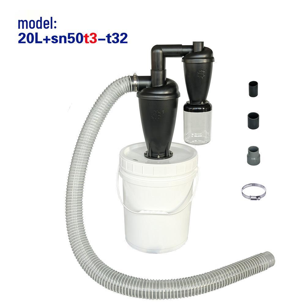 SN Brand Level 2 Dust Collection System: 20L Bin, 50mm Diameter for Efficient Dust Removal, Suitable for All Occasions