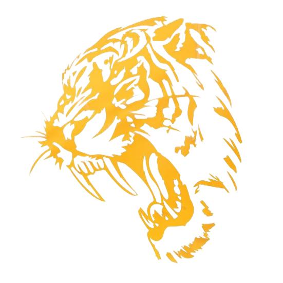 Wild Tiger Predator Sticker in Car Hood Vinyl Sticker Decals Animals DecorMöbel & Wohnen, Dekoration, Wandtattoos & Wandbilder!