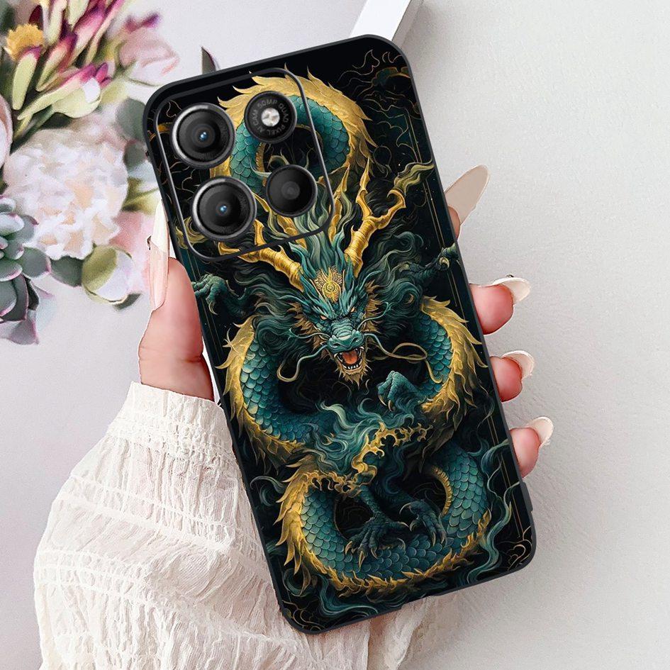 Silicone Case For Motorola Moto G15 G75 2024 Cover Cute Panda Lion Shockproof TPU Phone Cases For MotoG15 MotoG75 G 75 G 15 Etui