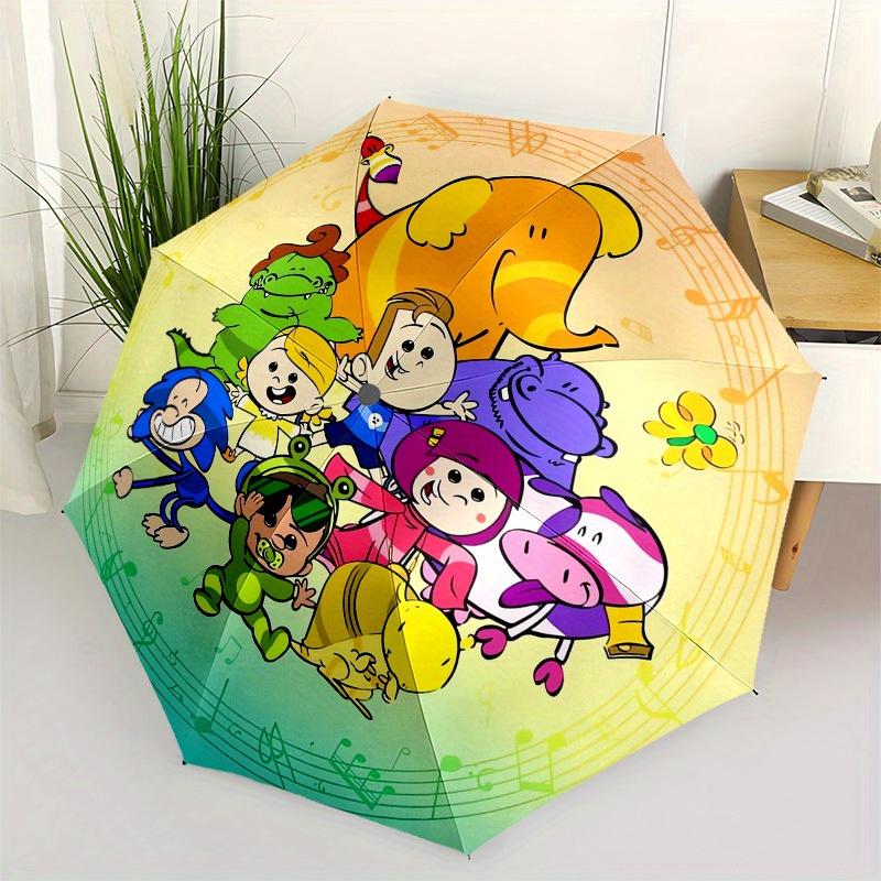 1pc Music Notes Themed High-quality Umbrella,Automatic Opening and Closing Umbrella,Multi-functional Umbrella G0811216