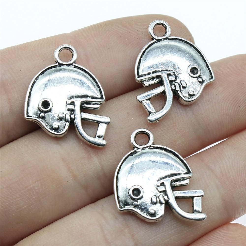 20pcs Football Charms American Football Pendants Jewelry Making American Football Charms For Bracelet Making