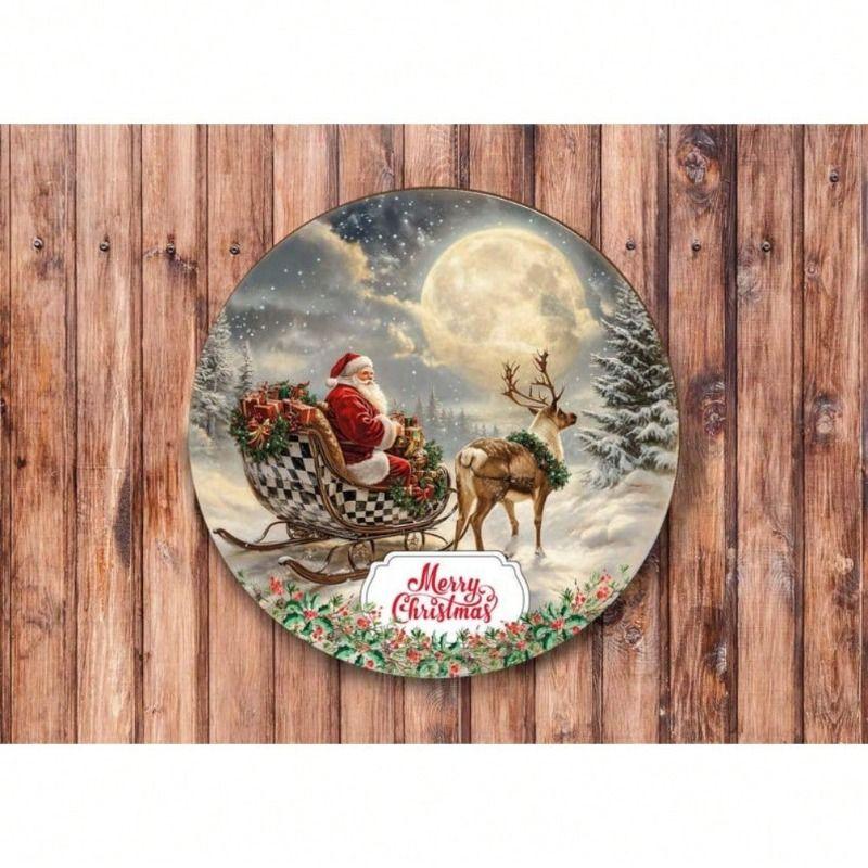 Vintage Metal Tin Sign Wall Art Home Decor 20x20cm