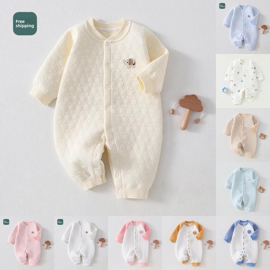 Baby Winter Comforter Onesie With Cotton Thickening For Newborns And Babies
