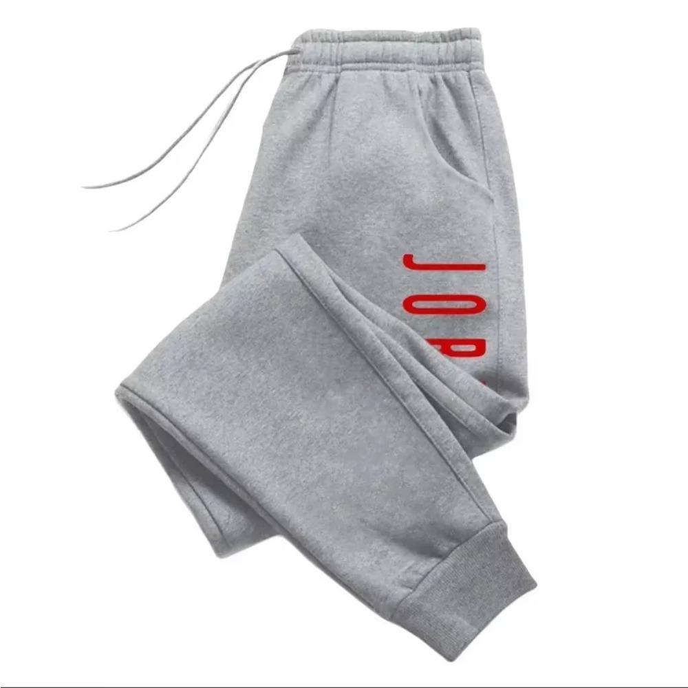 2025 New Men's Slow Running Sports Pants for Daily Leisure Boss Letter Pattern Printed Fitness Men's Sports Pants  Joggers