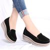 Nye fritidssko for kvinner Slip On Loafers Mote Komfortabel pustende kvinnelig plattform Høydeøkende fottøy
