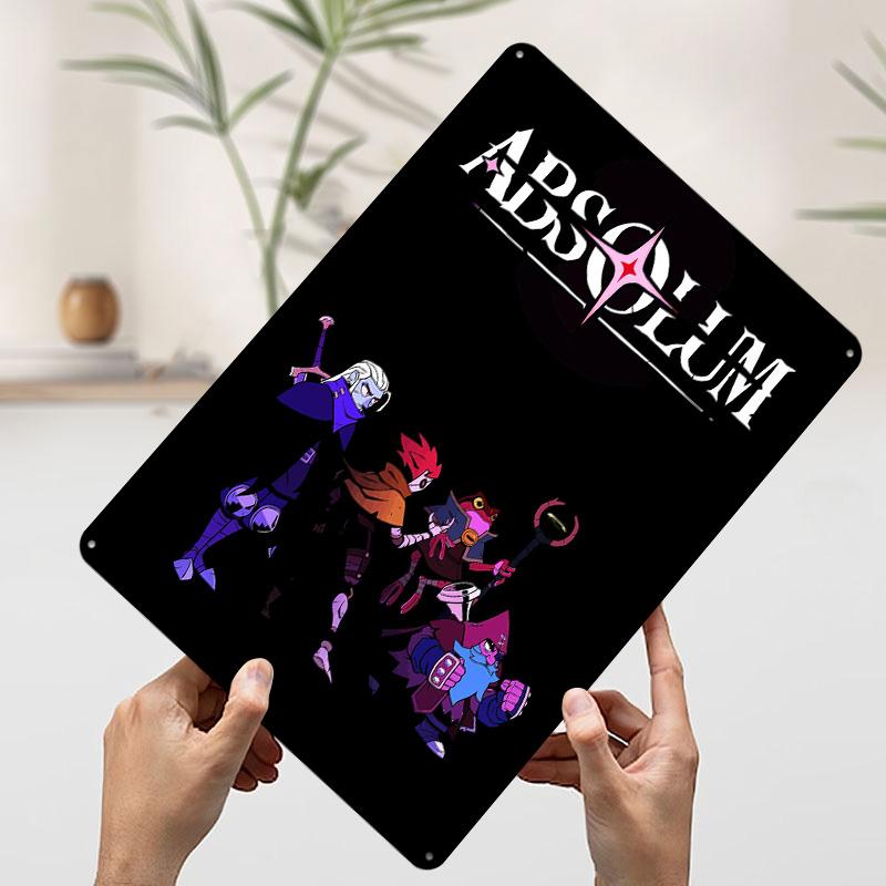 

Absolum Game Metal Poster Customized Wall Art Retro Vintage Tinplate Signs for Gaming Room Decoration At Home Desk Decor Items 7.9x11.8In(20x30cm)