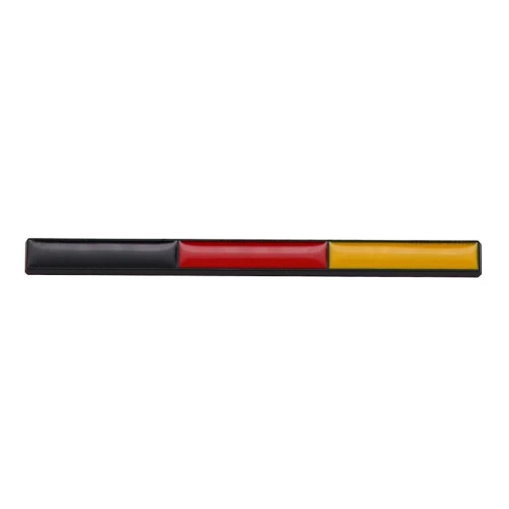 Adesivo Distintivo Bandiera Tricolore Germania Francia Italia Svezia in Metallo 3D Parafango Laterale Bagagliaio Posteriore Emblema Decalcomania