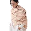 New Faux Cashmere Plaid Curry Scarf Female Warm Long Neck Large Shawl