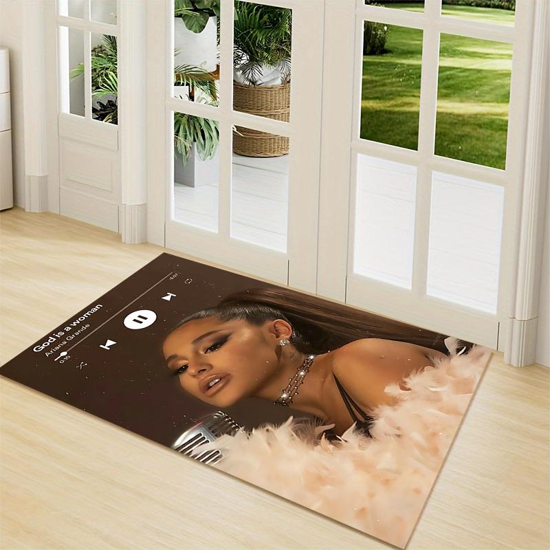 Music Video Artwork Carpet Rug Soft Washable Antislip Home Living Room Sofa Mats Personalized Christmas Rug