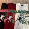 Knitted Love American Retro Spider Print Short Sleeve T-shirt Men Women Trendy Cotton Loose Versatile Couple Tops T Shirt