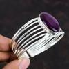 Purple Fire Labradorite Gemstone Bangle Handmade Bracelet 925 Sterling Silver Bangle Adjustable Cuff Bracelet Wedding Gifts Silver Jewelry