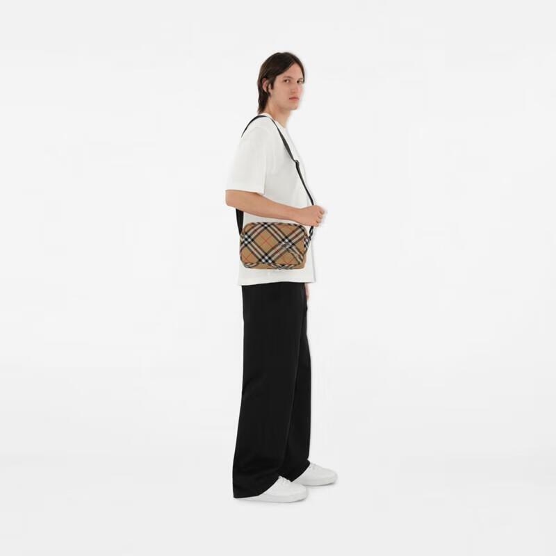 Burberry Classic Check Men's Crossbody Bag