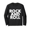 Vintage Grunge Old Rock & Roll Music, Rock and Roll Long Sleeve T-shirt