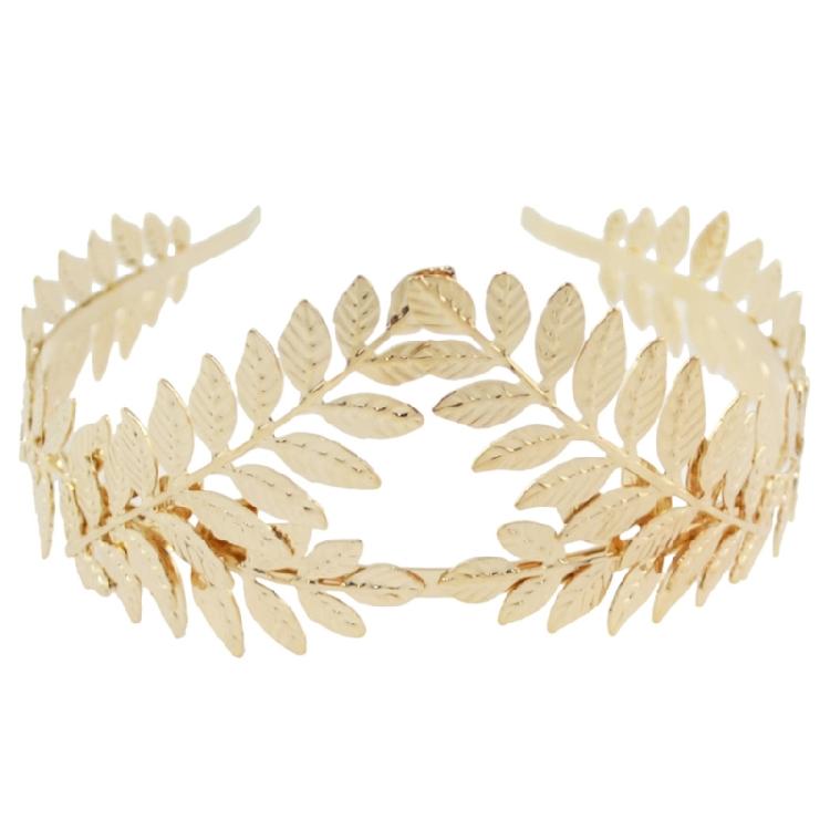 Halloween Kopfschmuck Blatt-Haarbänder Braut Griechisches Blumiges Haaraccessoire für Kostümpartys Modischer Look