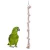 Bird Chew Toys Hanging Parrot Climbing Toy Cotton Rope with Knots Swing Toy Cage Accessories for Small and Medium Bird