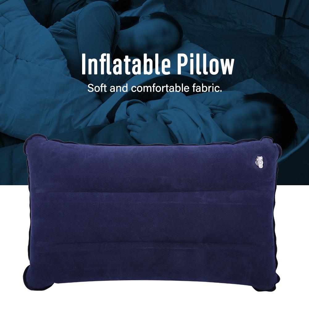 

2 Colors Outdoor Portable Folding Casual Inflatable Pillow for Camping Climbing Hiking Navy Blue