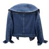 Frühling Herbst Damen Jeansjacke Langarm Lässig Kurz Jeansmantel Damen Jeansjacken Oberbekleidung Casaco Jaqueta Feminina
