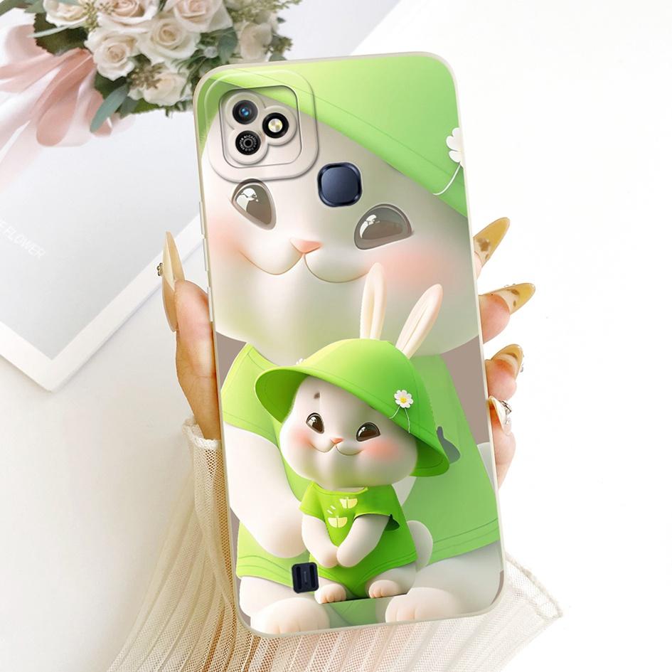 For Infinix Smart HD 2021 Case Cute Cartoon Cat Back Cover Candy Painted Soft Silicone Phone Shell For Infinix SmartHD 2021 Capa
