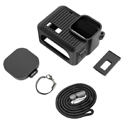 Silicone Case Kit for Camera NonSlip Case With Carrying Lanyard Battery Side Cover Full Coverage Housing