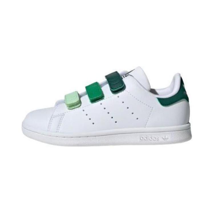 

Adidas Кроссовки Stan Smith J White Collegiate Green Kids Cloud-White IE8112 30½